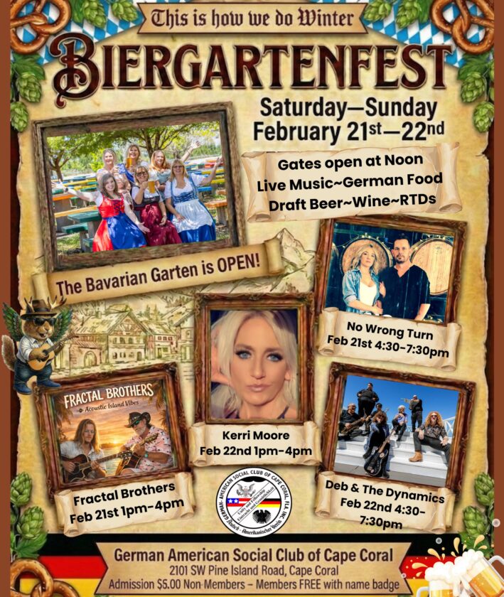 German American Club’s first Biergartenfest of 2026 this weekend